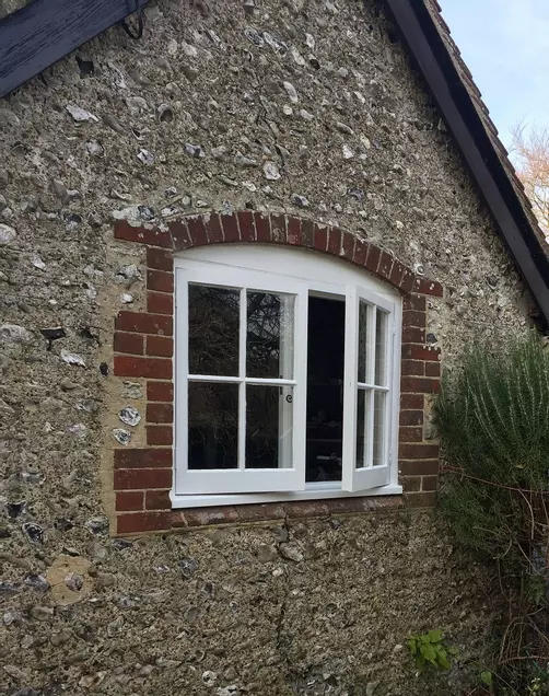 Hardwood window